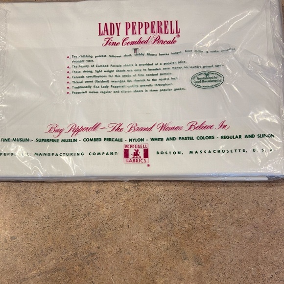 Vintage Grant Maid percale pillowcases, new in their original packaging. - Picture 4 of 4